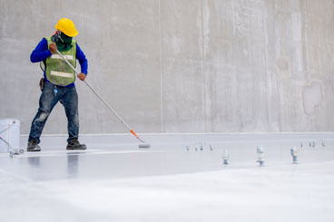 construction worker on the field